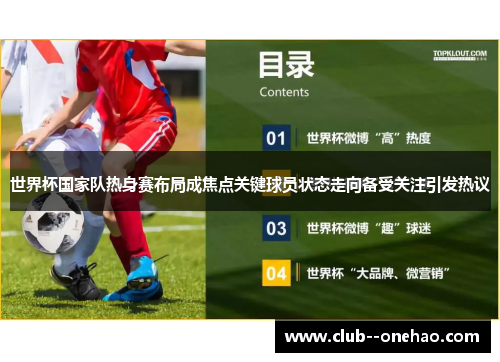 世界杯国家队热身赛布局成焦点关键球员状态走向备受关注引发热议